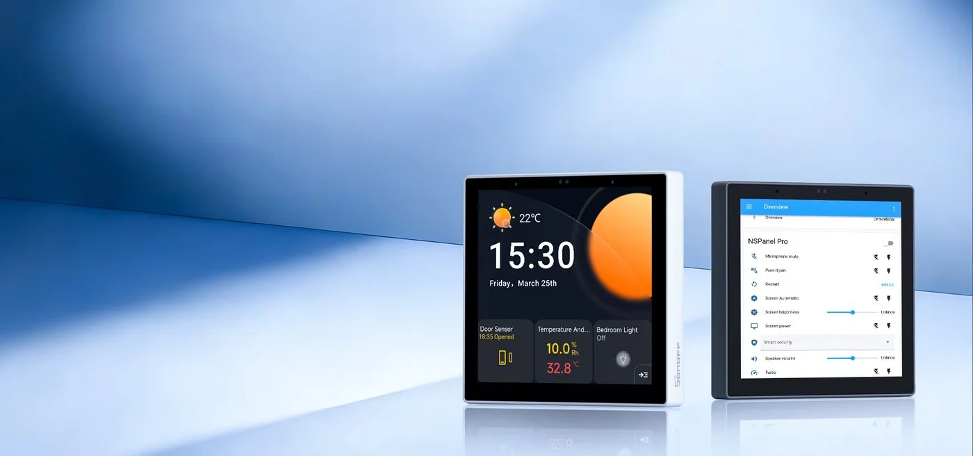 SONOFF NSPanel Pro Smart Home Control Panel 86 Type – Your whole home on one screen