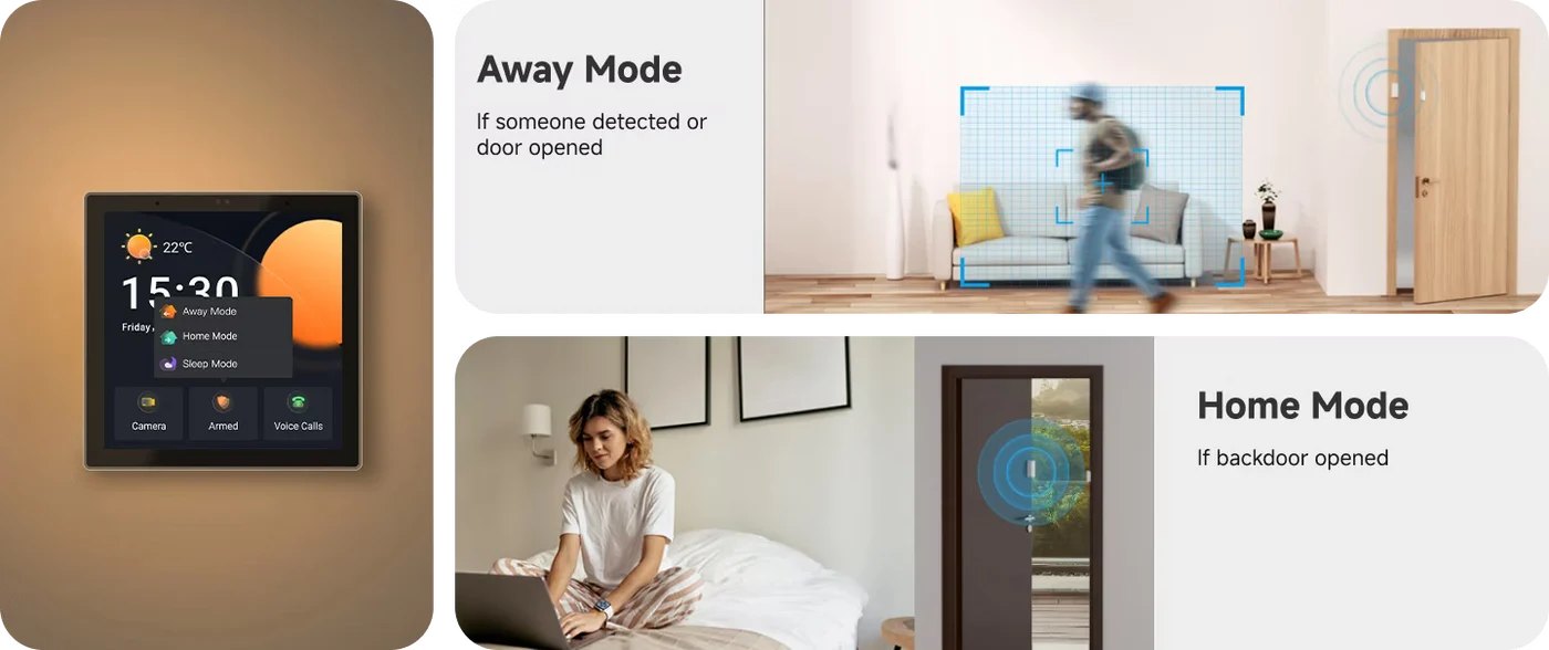 SONOFF NSPanel Pro Smart Home Control Panel 86 Type – Arm your home from the wall