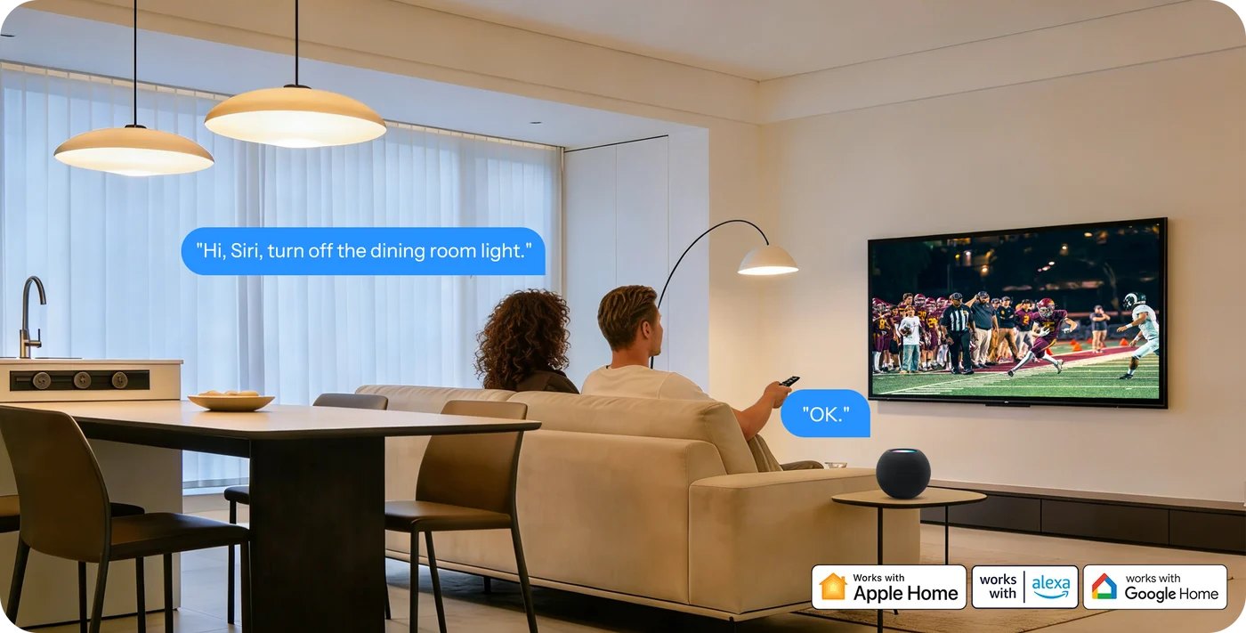 SONOFF Fusion Orb-MW2 Matter Wi-Fi Double Smart Wall Switch MINI-2GS-E – Smarter control with your voice