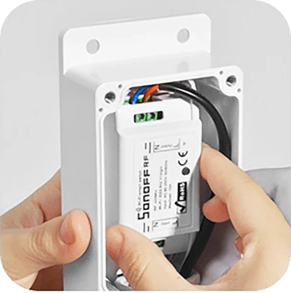 SONOFF IP66 Waterproof Case for BASICR4 / Basic Gen5 – Easy to fit