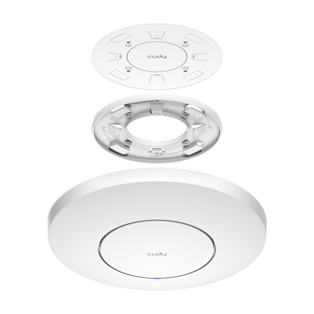 Cudy Access Point Ceiling AX3000 Dual Band 2.5G Wi-Fi 6 PSU AP3000