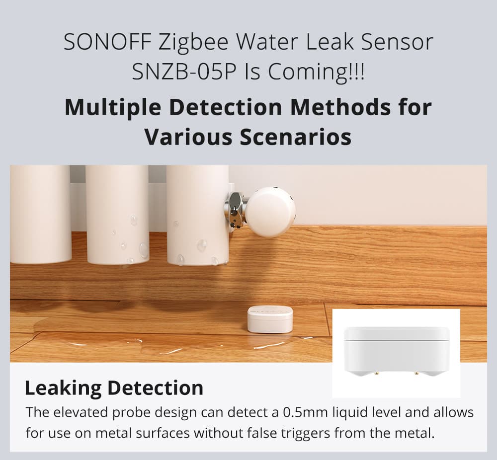 Sonoff ZigBee Smart Water Leak Sensor SNZB-05P
