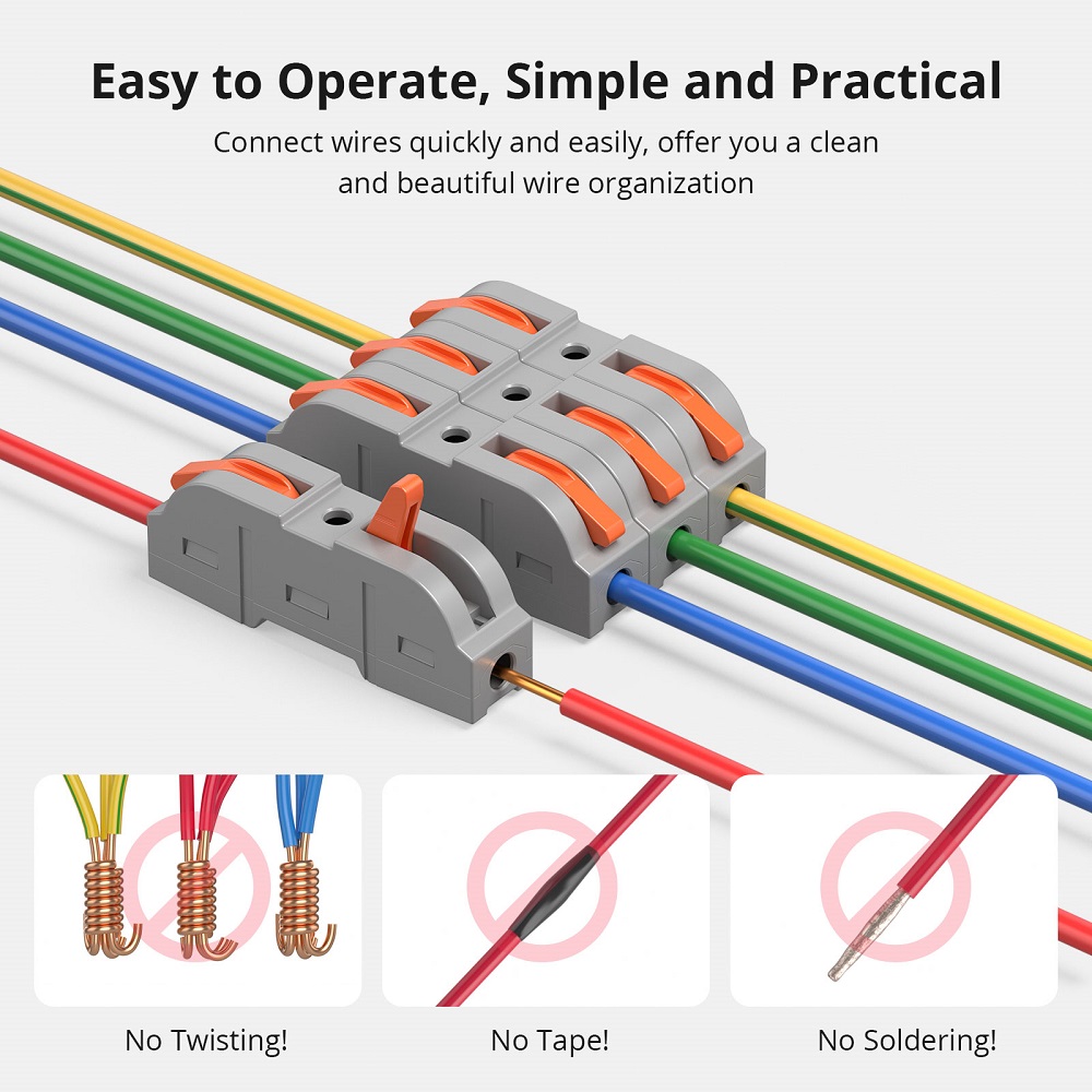 Sonoff D1-1 Wire Splicing Connectors (34 pcs)