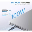 Baseus Cable USB-C to USB-C Display 2 Series Braided 100W 1.0m White