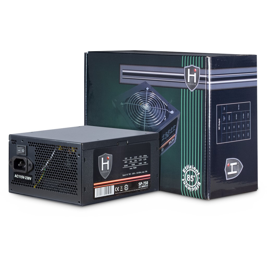 InterTech HiPower SP-750 750W Power Supply