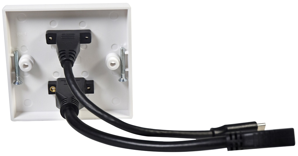 AV:Link WALL PLATE USB-C/HDMI 8K 122.387UK