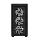 ASUS PC Case Gaming mATX Mesh Front Panel Tempered Glass Side Window 4x Pre-Installed ARGB Fans A21 PLUS Black