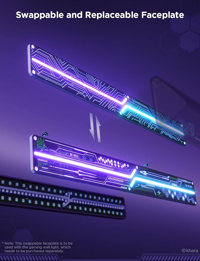Govee Gaming Wall H6063 Swappable Faceplates H1063011