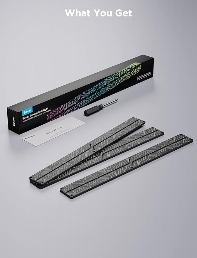 Govee Gaming Wall H6063 Swappable Faceplates H1063011