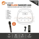 N-Gear FLASHBANGER 606 Karaoke Speaker BT/USB with 1x Wireless Microphone