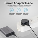 Vention HDMI Extender over Ethernet 50m w/UK PSU AKGH0-UK