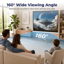 Lumivida Projector Tripod Screen 4:3 120” ESDC120