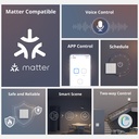 Sonoff M5 Matter WiFi Smart Wall Mechanical Switch 1-Button White