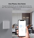 Sonoff M5 Matter WiFi Smart Wall Mechanical Switch 1-Button White