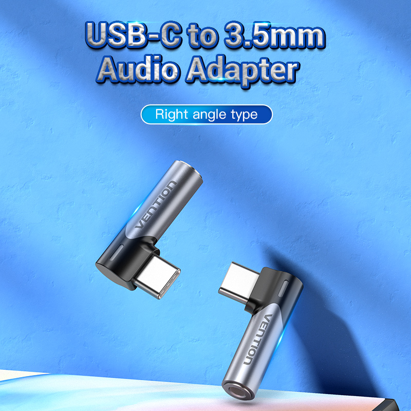 Vention USB-C to 3.5mm Female Right Angle Adaptor BGWH0