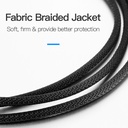 Vention AUDIO 3.5mm M-M Cable Braided Metal 1.0m BAGBF