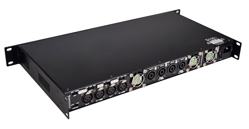 Citronic Amplifier D4350 4x350W 4ohm Quad Power Class-D 172.144UK