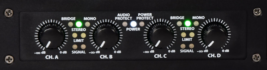 Citronic Amplifier D4200 4x200W 4ohm Quad Power Class-D 172.142UK