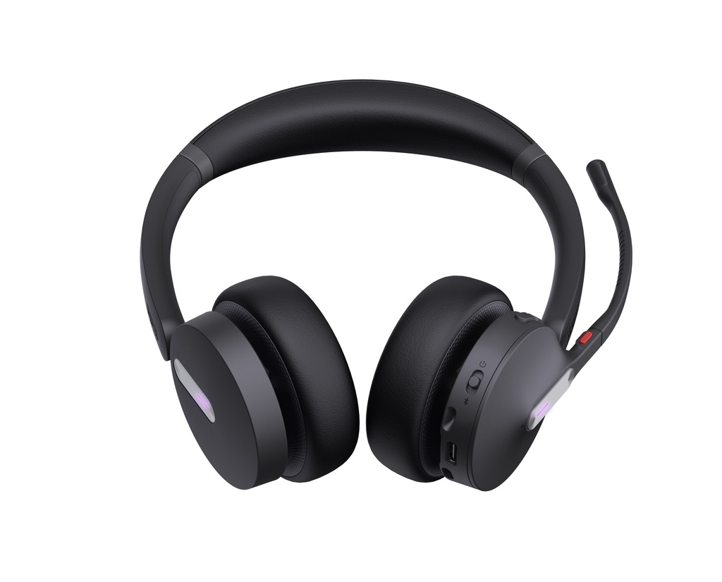 Yealink Headset Wireless Dual-Mode DECT/Bluetooth 3-Mic NC with DECT Dongle WH64 Hybrid Dual Teams