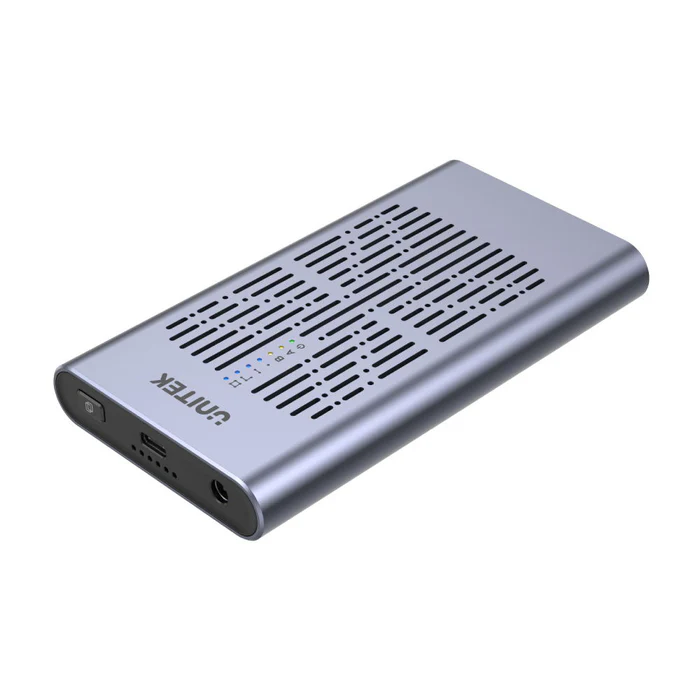 Unitek SolidForce 2-Bay NVMe 20Gbps Aluminium Enclosure with Offline Clone Function S1206A