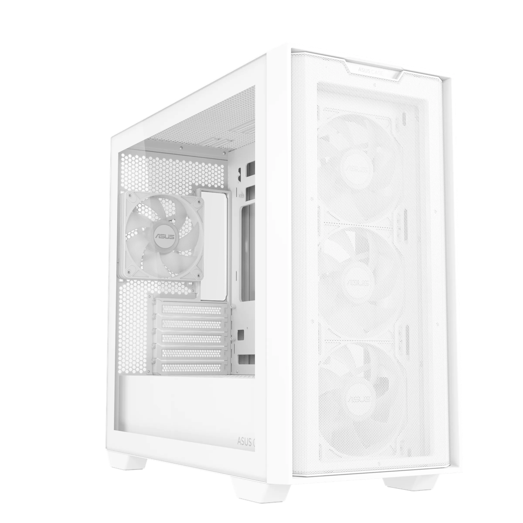 ASUS Gaming Case Micro ATX TG with 4xARGB Fans A21 PLUS White