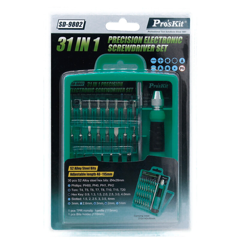Proskit Screwdriver Precision Set of 30pcs SD-9802