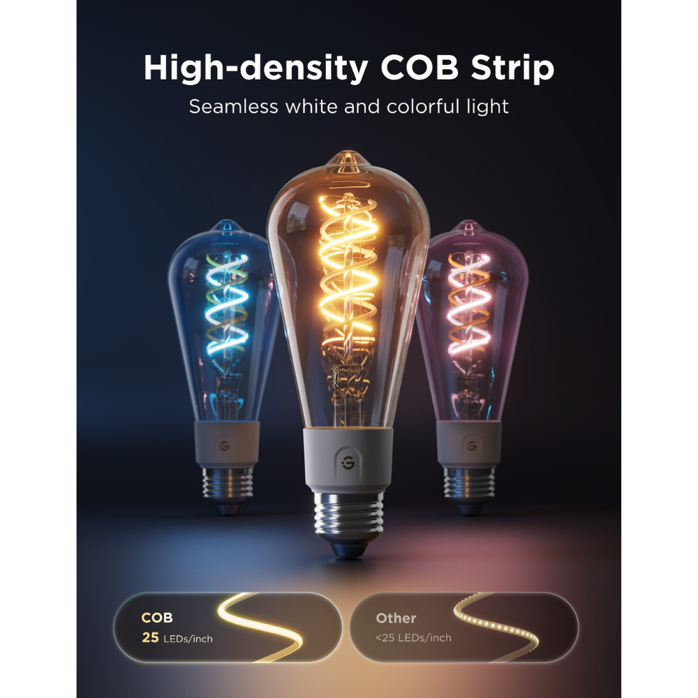 Govee Bulb Ceiling E27 Edison ST64 Smart LED 500 Lumens Edison Bulb R14C0CC1