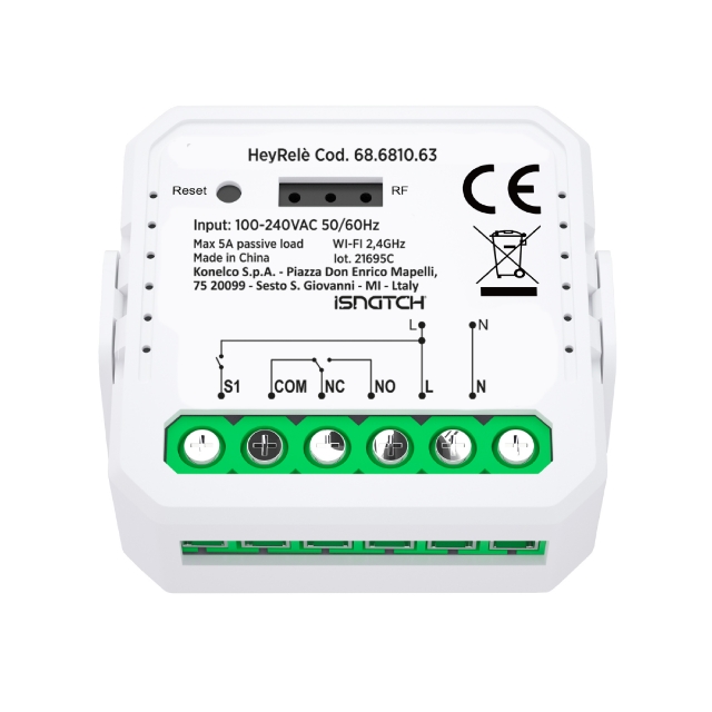 GBC HeyRele Dry Contact Smart WiFi Module