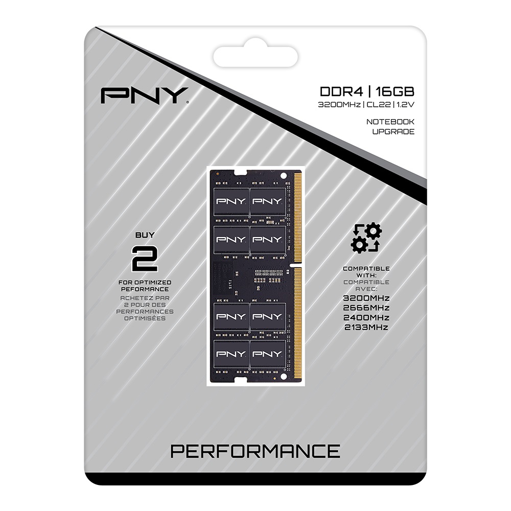 PNY RAM SODIMM DDR4 3200MHz CL22 16GB Notebook Memory