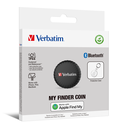 Verbatim My Finder Coin Apple BT Item Finder 1-pk Black MYFC-01B