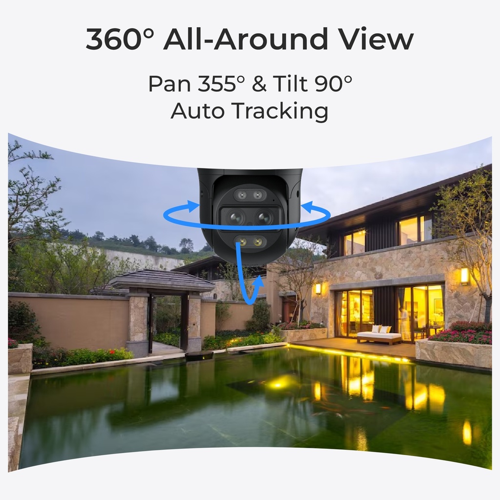 Reolink POE IP PTZ Camera 8MP Dual Lens Trackmix (P760)