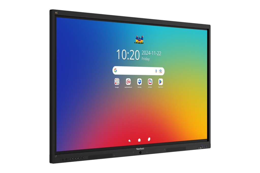 Viewsonic Viewboard Interactive Display Whiteboard 55" 4K Android EDLA 64-Point Touch 2.1 Speakers 8 Mic Array IFP5541-1