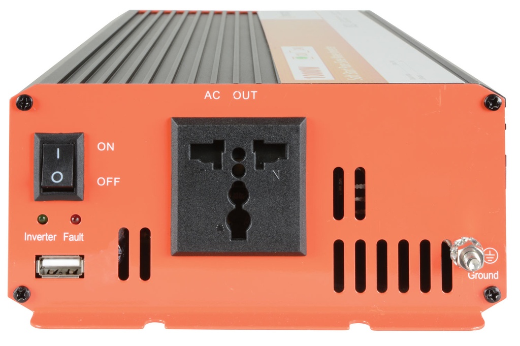 Mercury Inverter Pure Sinewave 12VDC 1000W USB 652.104UK