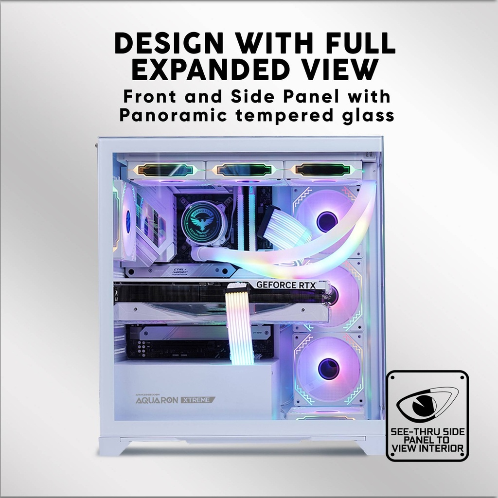 Armaggeddon Aquaron Xtreme EATX Gaming Case Black
