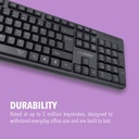 Alcatroz KB1000 Silent Wired Keyboard