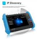 Noyafa CCTV & Network Tester with 7" Retina Touchscreen, 4K Support, PoE Output & Multi-Function Testing NF-716 MOVT ADH