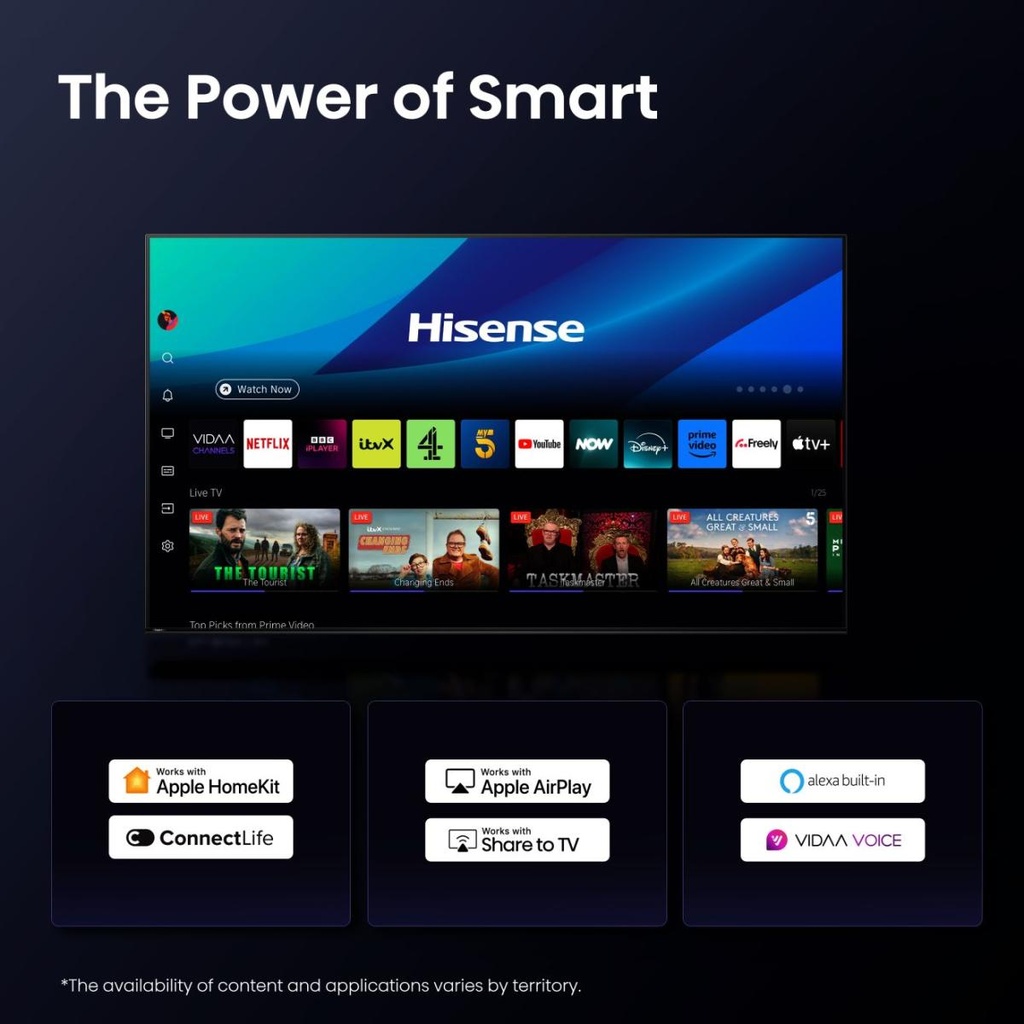Hisense 50E7Q PRO 50'' 4K Smart QLED TV 144 HZ