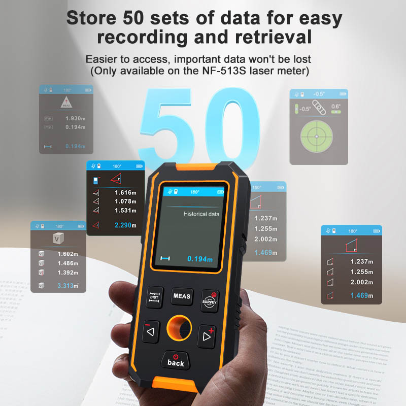 Noyafa Multifunctional Wall Detector / Stud Finder  detect metal, wood, and live wires NF-513S