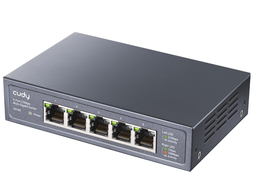 Cudy Switch Multi-Gigabit Ethernet 5-Ports 2.5G HS105