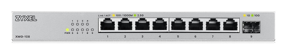 Zyxel 8-Port 2.5G Multi-Gigabit Switch with 10G SFP+ XMG-108