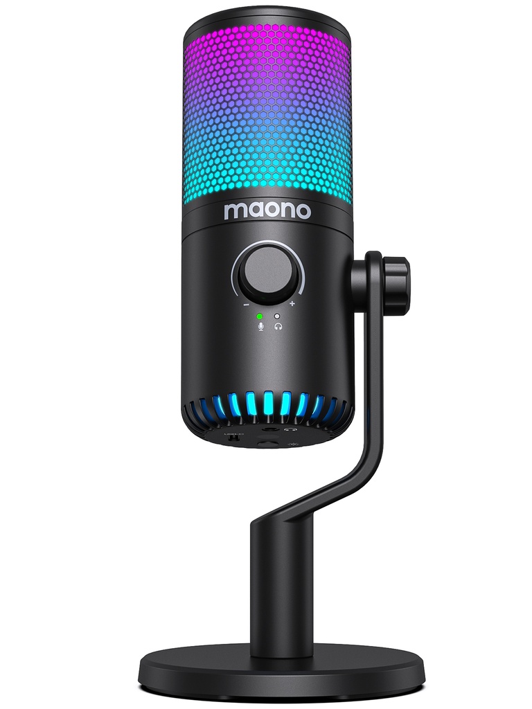 Maono DM30RGB Desktop Condenser Microphone with Controllable Lights