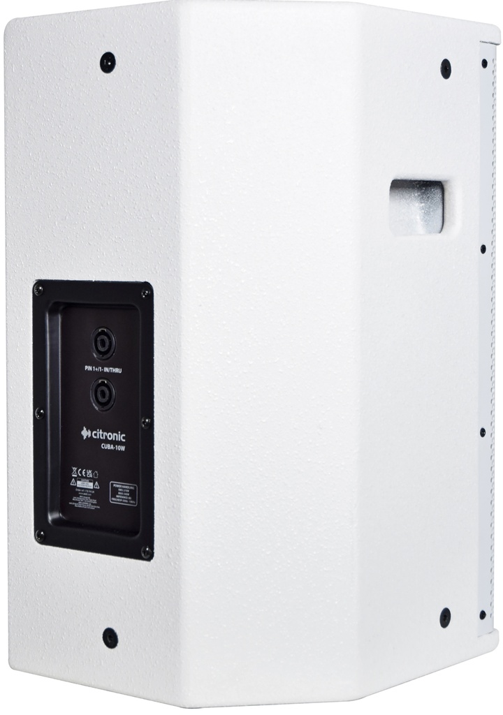 Citronic CUBA-10W White 10'' Full-Range MDF Passive Speaker 540W 178.741UK