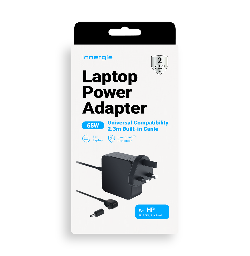 Innergie 65U Laptop Power Adapter UK for HP