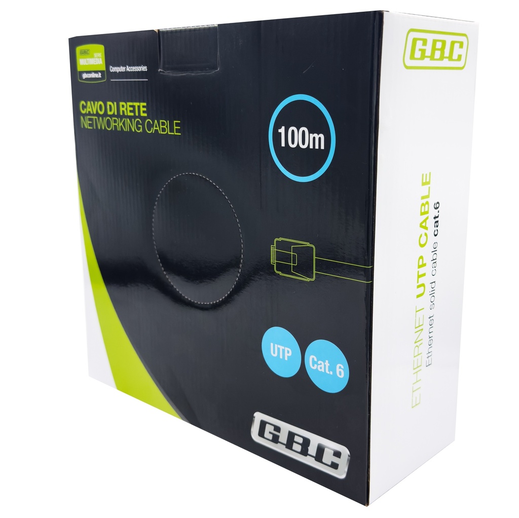 GBC Cat6 UTP CCA Network Cable 100m Pull Box