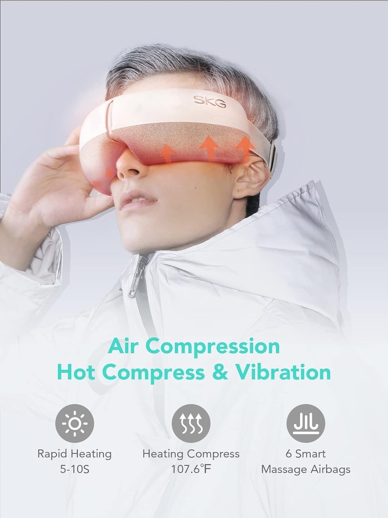 SKG Eye Massager Heat-Massage-Music E3-EN