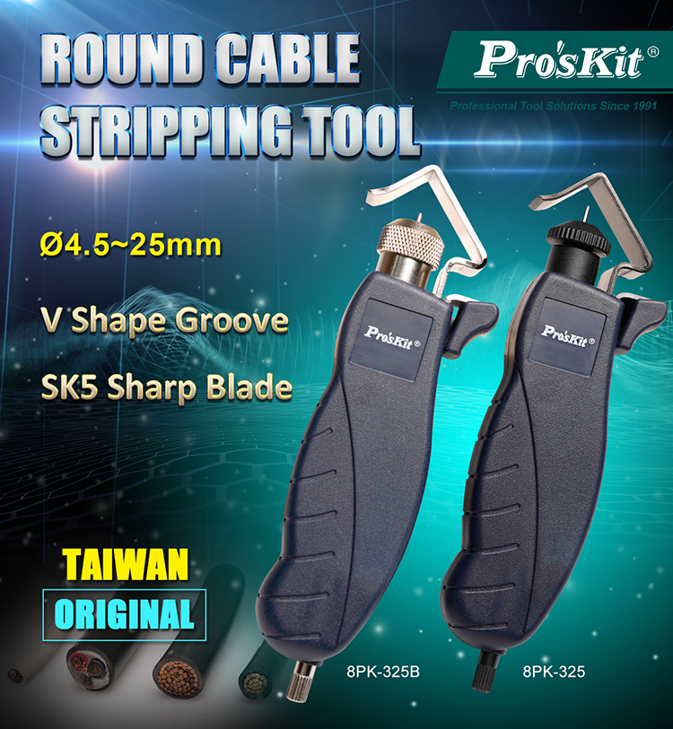 Proskit Wire Slitting and Ringing Tool 4.5-25mm 8PK-325B