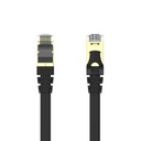 Unitek Network Patch Cable CAT7 Flat SSTP CU Black 3.0m C1897BK-3M