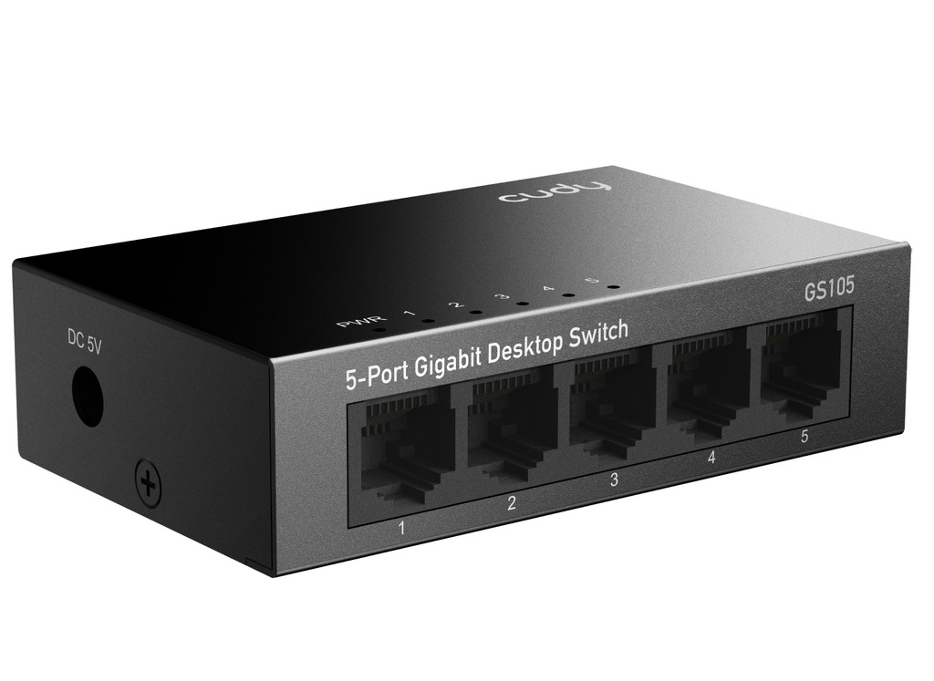 Cudy GS105 5-Port Gigabit Ethernet Switch Metal UK
