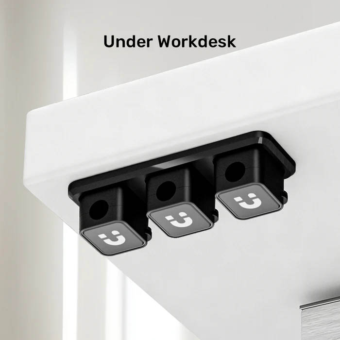 Unitek Cable Organizer 3+1 SnapHold Magnetic Cable Clips with Base T1117A