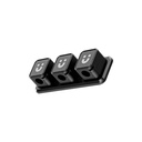Unitek Cable Organizer 3+1 SnapHold Magnetic Cable Clips with Base T1117A